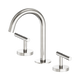 Nero Mecca Lever Basin Set Arc Spout Brushed Nickel