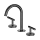 Nero Mecca Lever Basin Set Arc Spout Gun Metal
