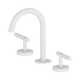Nero Mecca Lever Basin Set Arc Spout Matte White