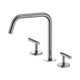 Nero Mecca Lever Bath/Kitchen Set Edge Spout Ii Chrome