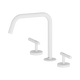 Nero Mecca Lever Bath/Kitchen Set Edge Spout Ii Matte White