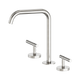 Nero Mecca Lever Bath/Kitchen Set Edge Spout Brushed Nickel