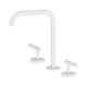 Nero Mecca Lever Bath/Kitchen Set Edge Spout Matte White
