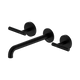 Nero Mecca Lever Wall Basin/Bath Set 220Mm Spout Matte Black