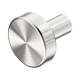 Nero Mecca Cabinet Knob – Ø36 Brushed Nickel