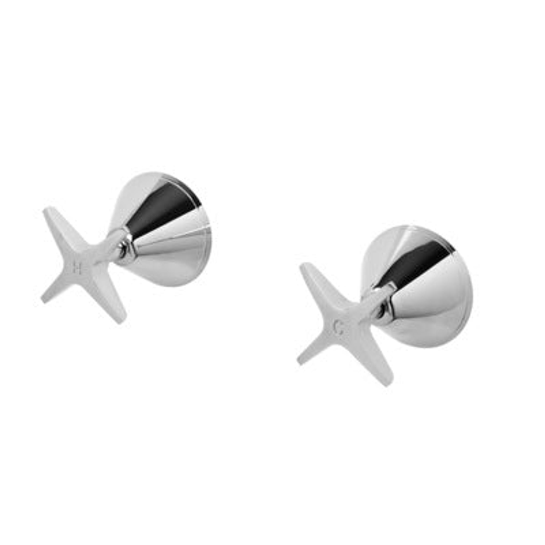 Phoenix Ivy Wall Top Assemblies Chrome **Pair** 660Wchr