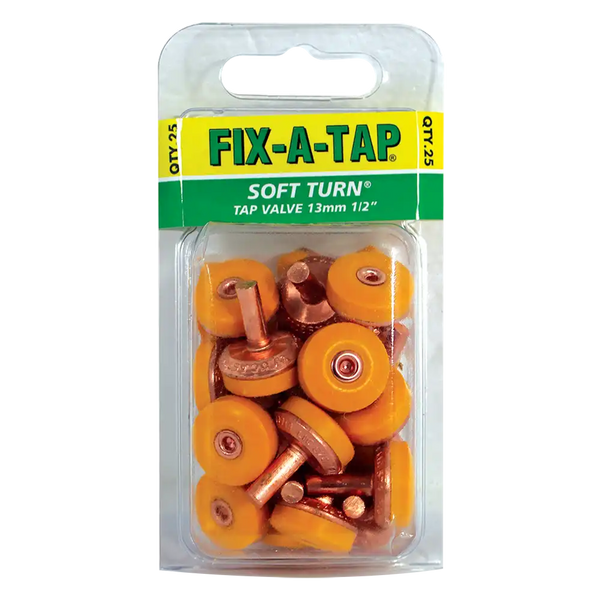 FIX-A-TAP Soft Turn 12Mm Tap Valves  Pkt 25 (263063)