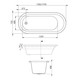 Uno Spa Contour 12 Jetss 1700mm