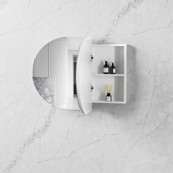 Otti Bondi 900X600 Shaving Cabinet Satin White