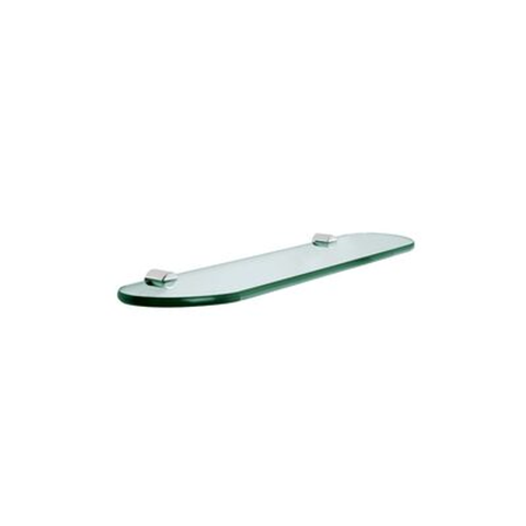 Brodware City Stik Glass Shelf  500mm Chrome