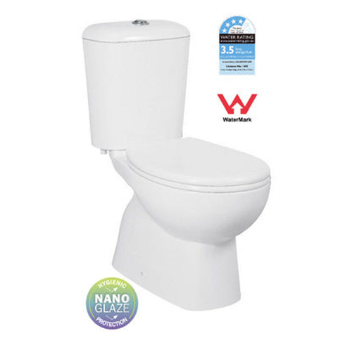 Best Bm T6009 Dual Inlet Toilet Suite White