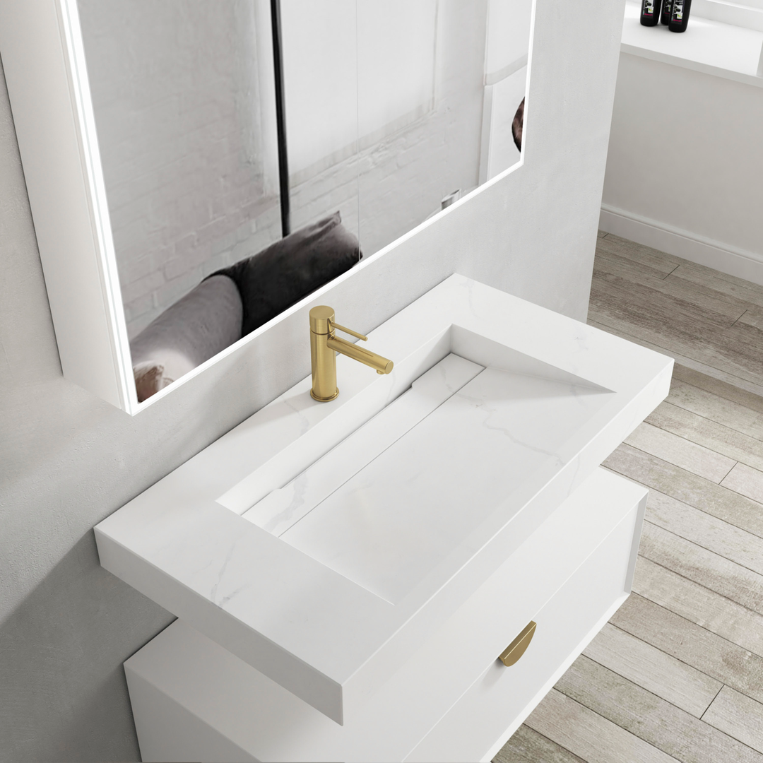 OTTI MOONLIGHT 900MM SOLID SURFACE TOP