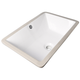 Otti Under Mount Basin W/Overflow Gloss White Nth Dimension: 530*340*170