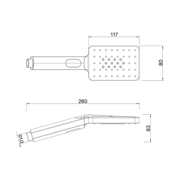 Brasshards Mixx Chai 3 Spray Handpiece Chrome