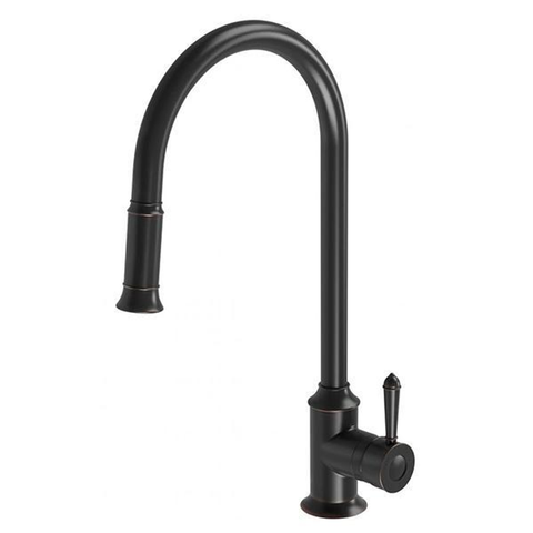 Phoenix Nostalgia Pull Out Sink Mixer - Antique Black