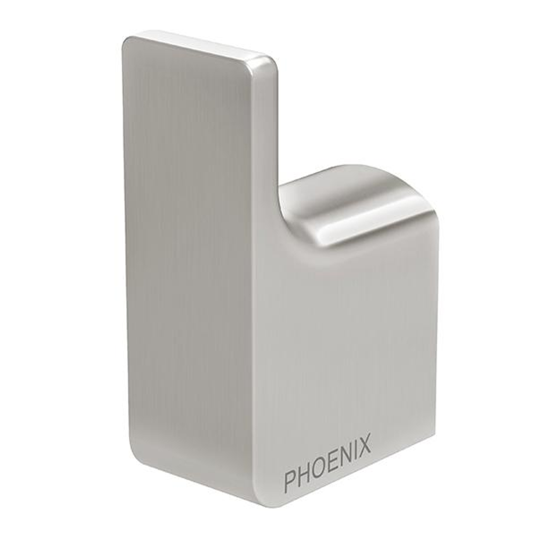 Phoenix Gloss Robe Hook Brushed Nickel Gs897-40