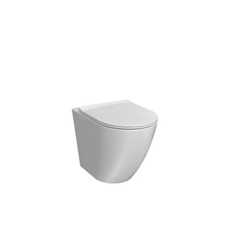 Ellisse Mk Ii Wall Faced Pan Rimless (Including Soft Close Seat)(Design Range; Parisi P#:Pn610)