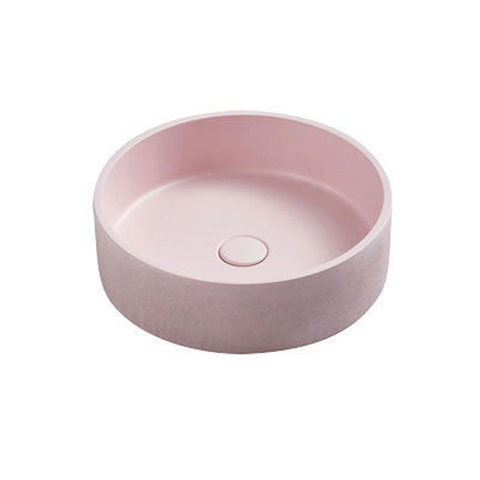 BNK Perugia Concrete Basin 390 X 390 X 120mm - Barbie Pink