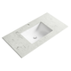 Aulic Alpine 7500 Solid Surface Stone Top With Undermount Basin 750X460Mm Top Only