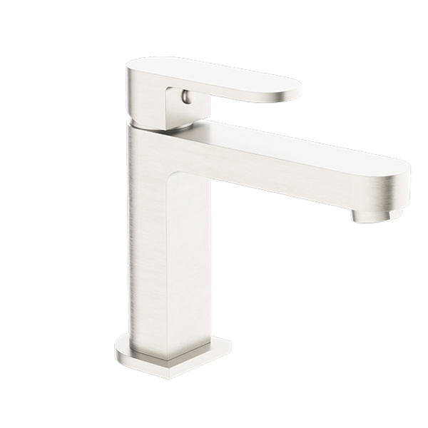 Nero Ecco Basin Mixer  Brushed Nickel