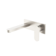 Nero Ecco Wall Basin/Bath Mixer Brushed Nickel Nr301310Abn