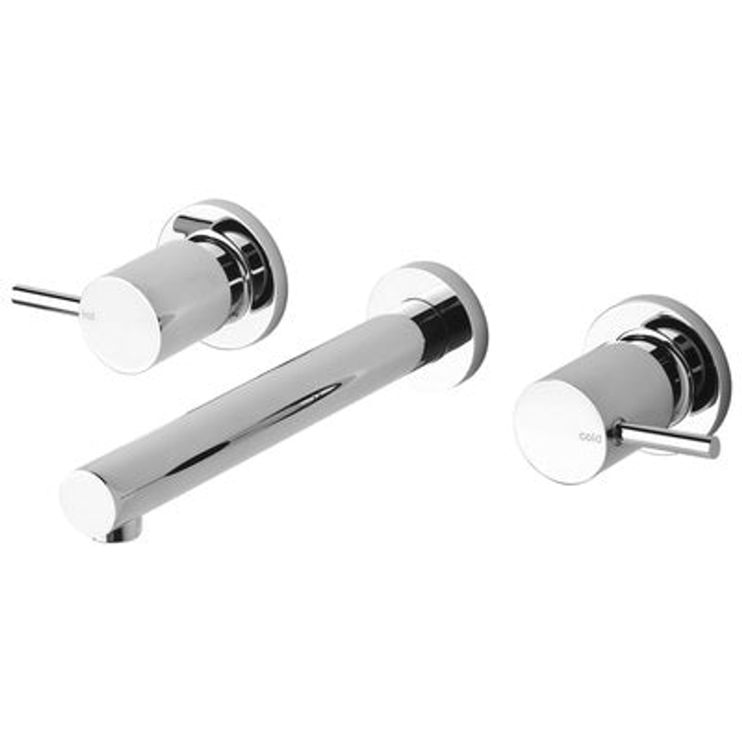 Phoenix Vivid Pin Lever Bath Set 200mm 15mm Ext Spindles - Chrome