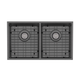 Phoenix 4000 Series Double Bowl Under / Over Sink Brushed Black