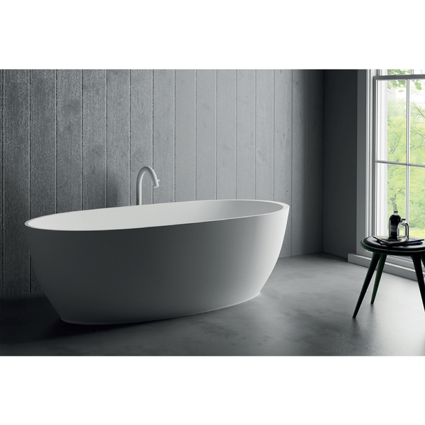 Domus Living Diana 150 Freestanding Bath Matte White 1500mm