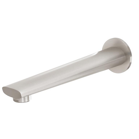 Phoenix Arlo Wall Bath Outlet 200mm Brushed Nickel