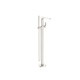 Nero Bianca Floor Standing Bath Mixer Brushed Nickel