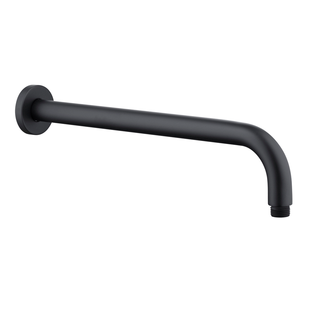Otti Pavia Round Straight Wall Arm 400Mm Black