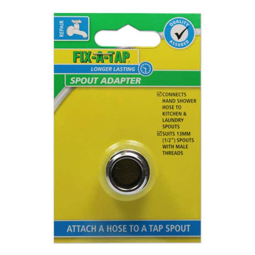 FIX-A-TAP Spout Adaptor Suit 13Mm Spout (229762)