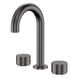 Fienza Kaya Round Hob Set Round Taps Gun Metal