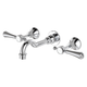 FIENZA LILLIAN LEVER WALL BASIN/BATH SET CHROME