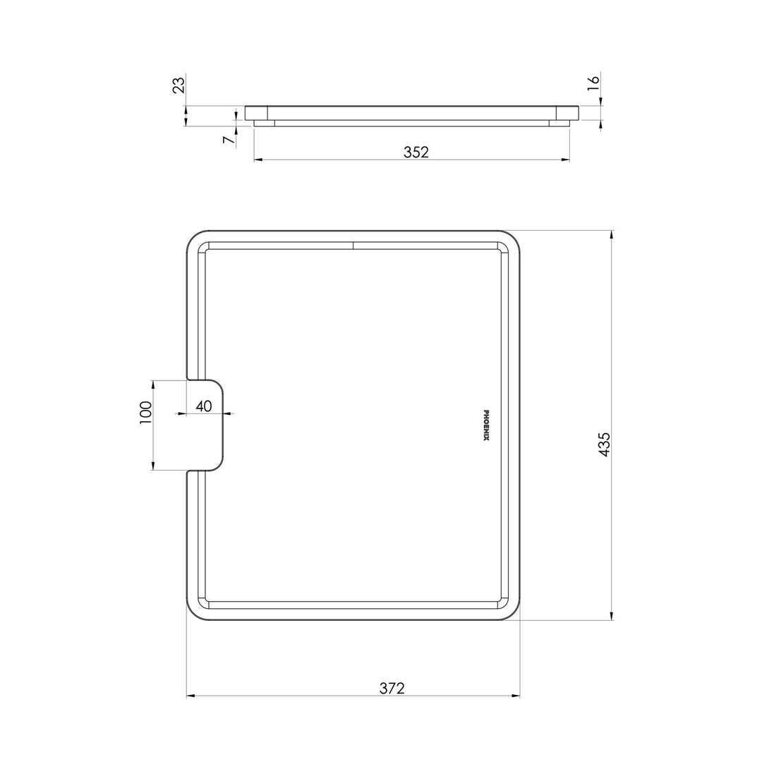 Phoenix Sink Package 1 Matte Black Sink & Stainless Steel Mixer 312-2029-51