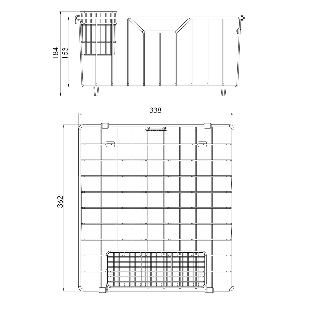 Phoenix Wire Basket Stainless Steel 340-8590-51