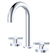 Fienza Kaya Chrome Cross Taps Round Hob Set Lf Sus304 & Lf Brass