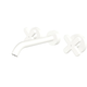 Fienza Kaya Matte White Cross Taps Wall Basin /Bath 180Mm Outlet Set Lf