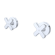 Fienza Kaya Cross Wall Taps Chrome Sus304 & Lf Brass