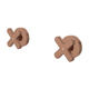 Fienza Kaya Cross Wall Taps Brushed Copper Sus304 & Lf Brass