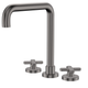 Fienza Kaya Gun Metal Cross Taps Squareline Hob Set Lf Sus304 & Lf Brass