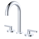 Fienza Kaya Chrome Lever Taps Round Hob Set Lf Sus304 & Lf Brass