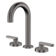 Fienza Kaya Gun Metal Lever Taps Round Hob Set Lf Sus304 & Lf Brass