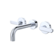 Fienza Kaya Chrome Lever Taps Wall Basin /Bath 130Mm Outlet Set Lf