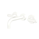 Fienza Kaya Matte White Lever Taps Wall Basin /Bath 130Mm Outlet Set Lf