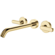 Fienza Kaya Urban Brass Lever Taps Wall Basin /Bath 220Mm Outlet Set Lf