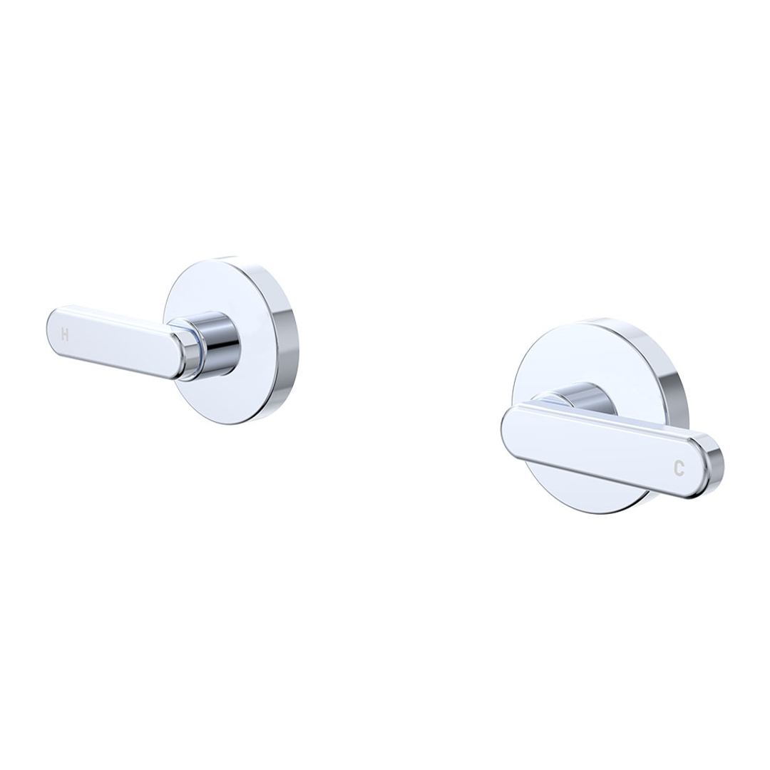 Fienza Kaya Lever Wall Taps Chrome Sus304 & Lf Brass