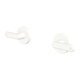 Fienza Kaya Lever Wall Taps Matte White Sus304 & Lf Brass