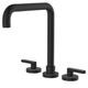 Fienza Kaya Matte Black Lever Taps Squareline Hob Set Lf Sus304 & Lf Brass