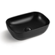 Otti Artis O'96 Ultra Slim Matt Black Fine Ceramic No Taphole Dimension: 455X320X135